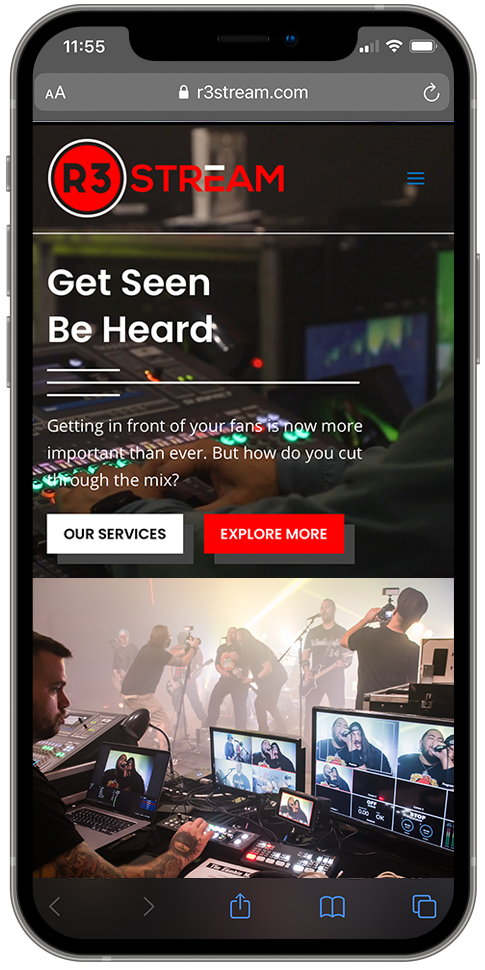 New Jersey Multimedia • R3 Stream • Web Design • SEO • Video Streaming