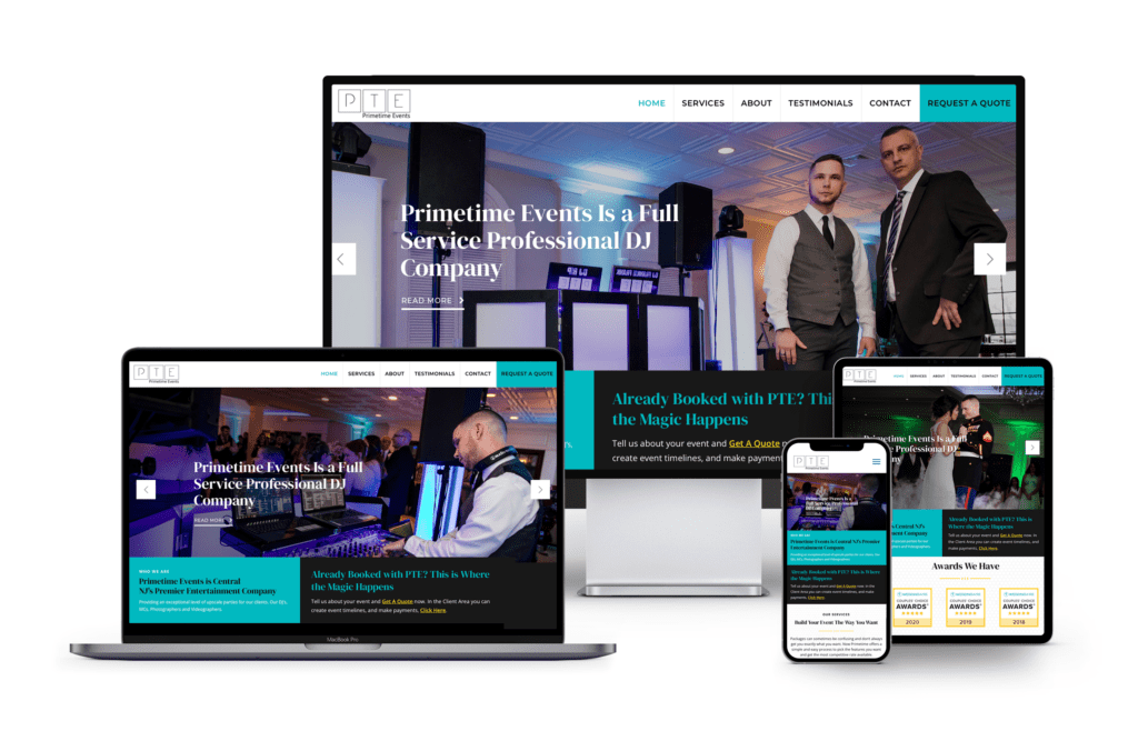 New Jersey Multimedia • Prime Time Events • Website Designrsey Multimedia